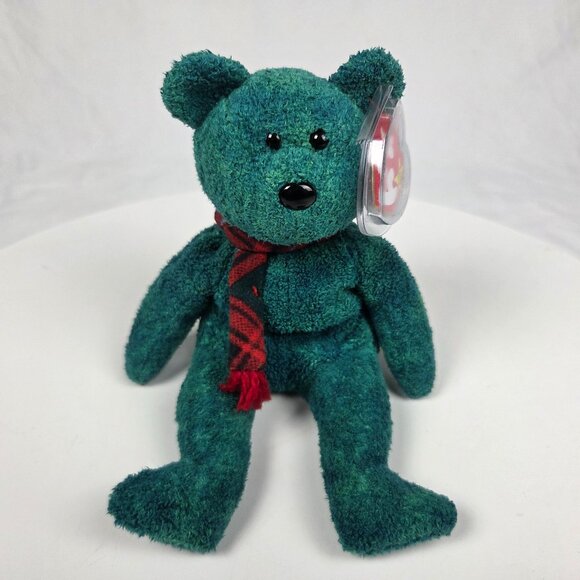 Ty Beanie Baby - WALLACE the Scottish Teddy Bear (9 Inch) NWT - Picture 1 of 6